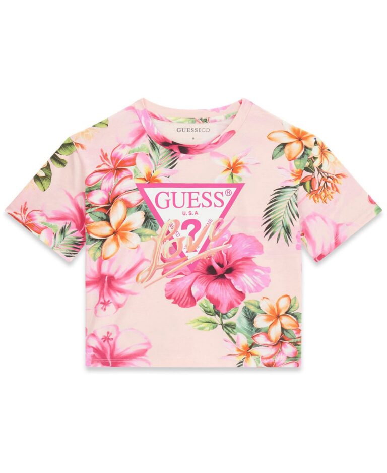 Girls' 7-16 Midi Length Short-Sleeve T-Shirt