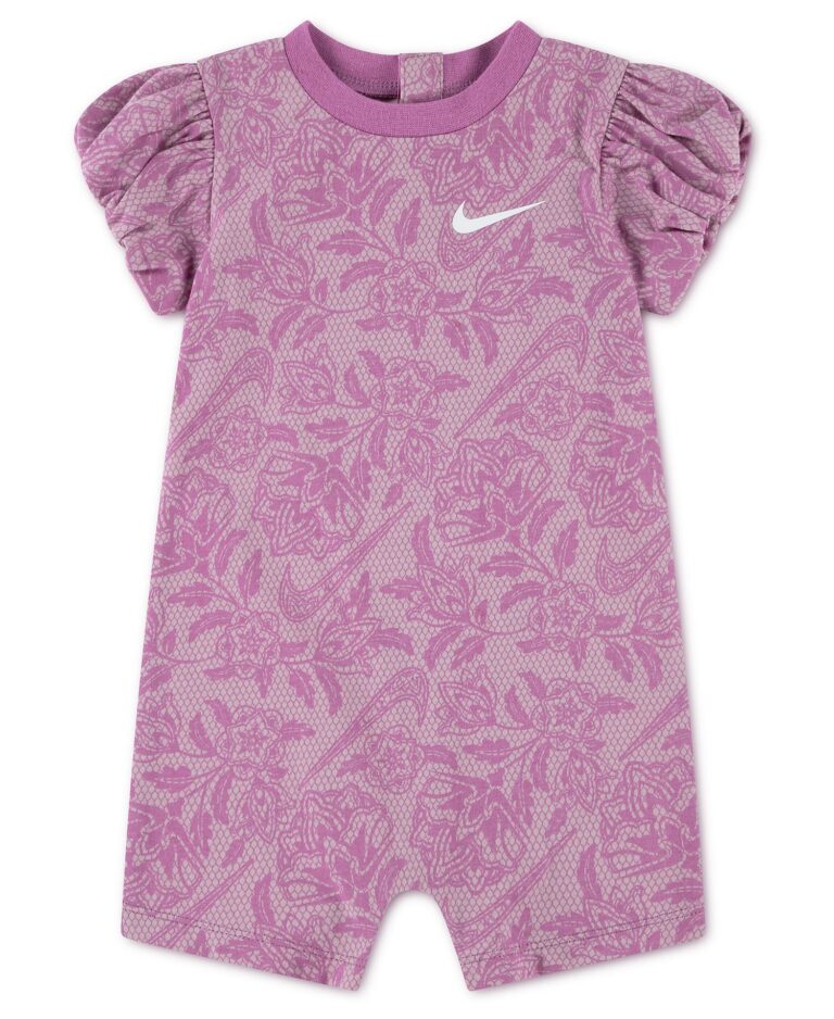 Baby Girls' Crewneck Romper