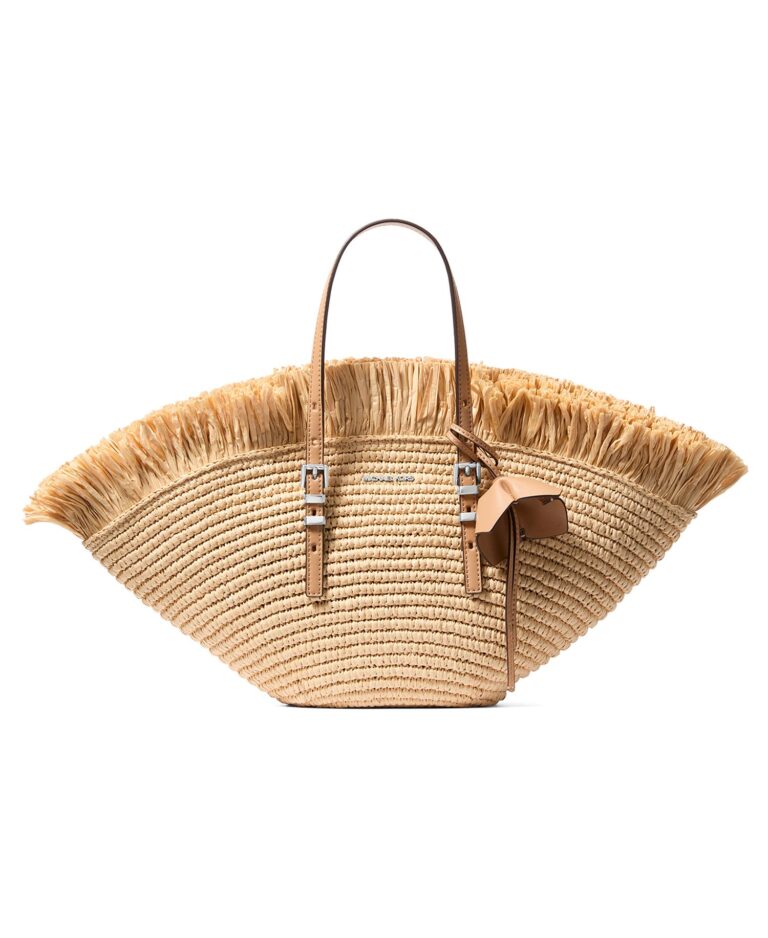 MICHAEL Isa Top Handle Small Fan Tote Handbag