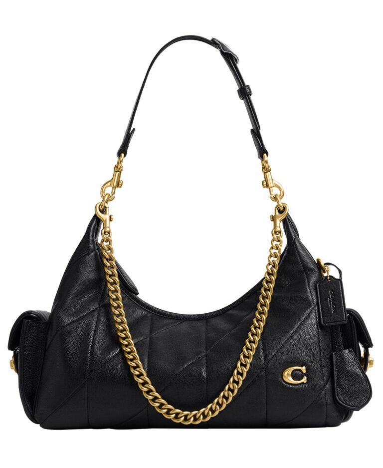 Pocket Juliet Medium Quilted Leather Shoulder Handbag 30