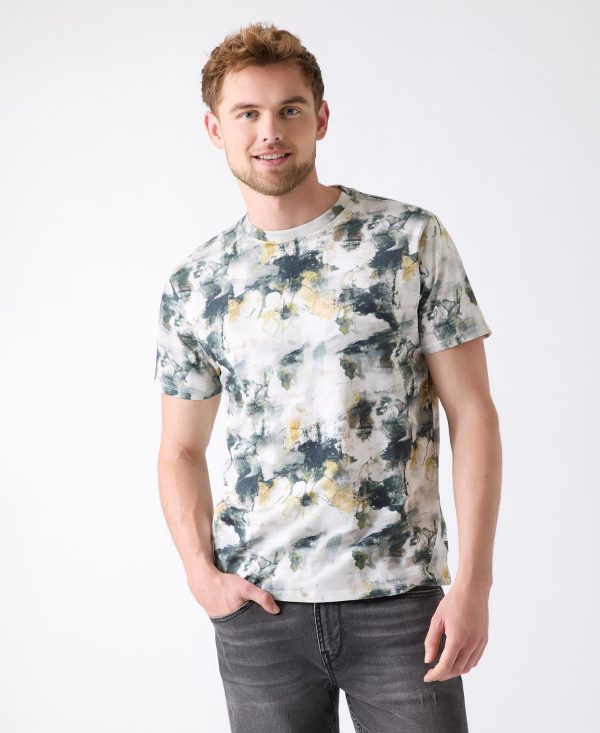 Men's Allover Abstract Print T-Shirt