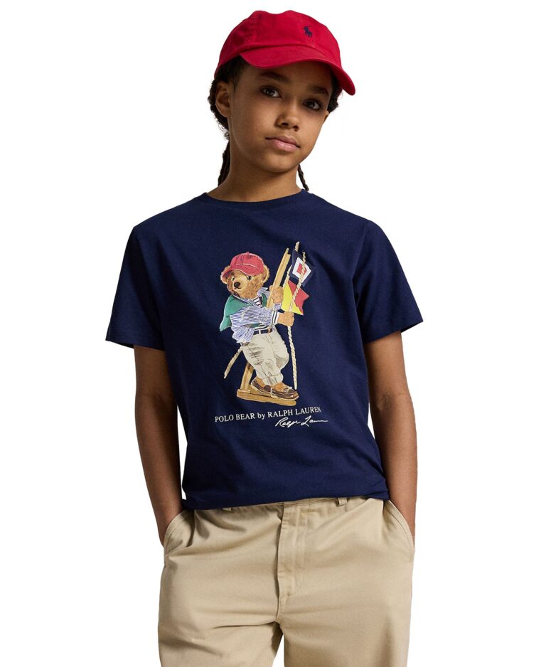 Boys' 8-20 Polo Bear Cotton Jersey T-Shirt