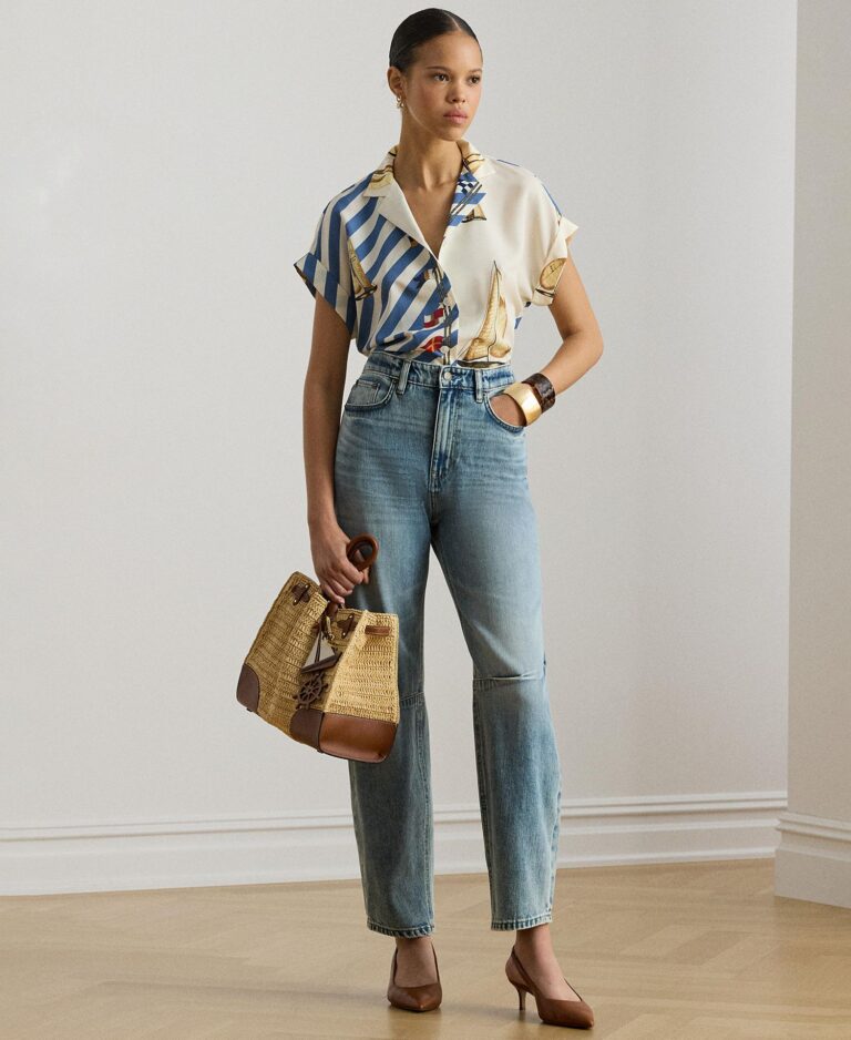 Women's High-Rise Barrel Jeans