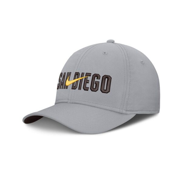 Men's Gray San Diego Padres Primetime Dri-FIT Rise Bozz Flex Hat