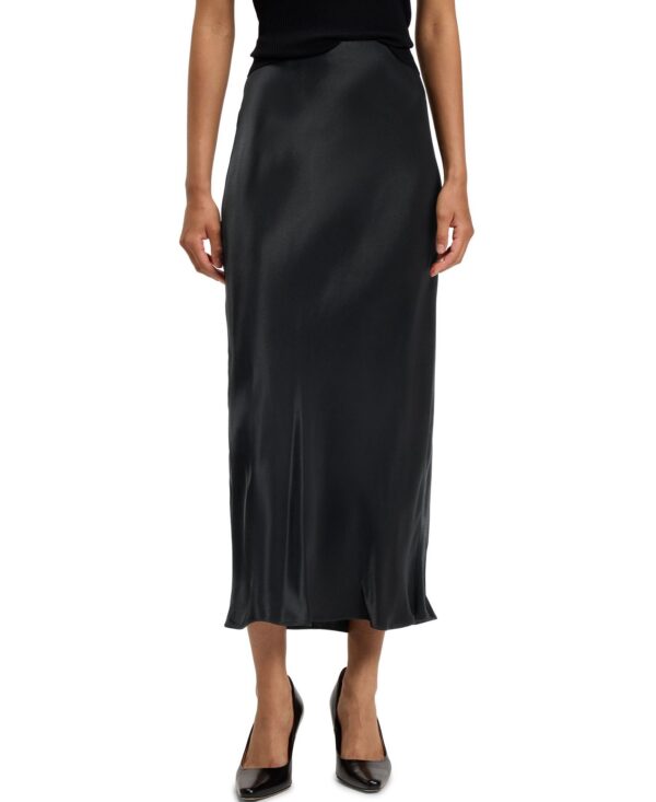 BOSS by Women's Regular-Fit Maxi Satin Skirt