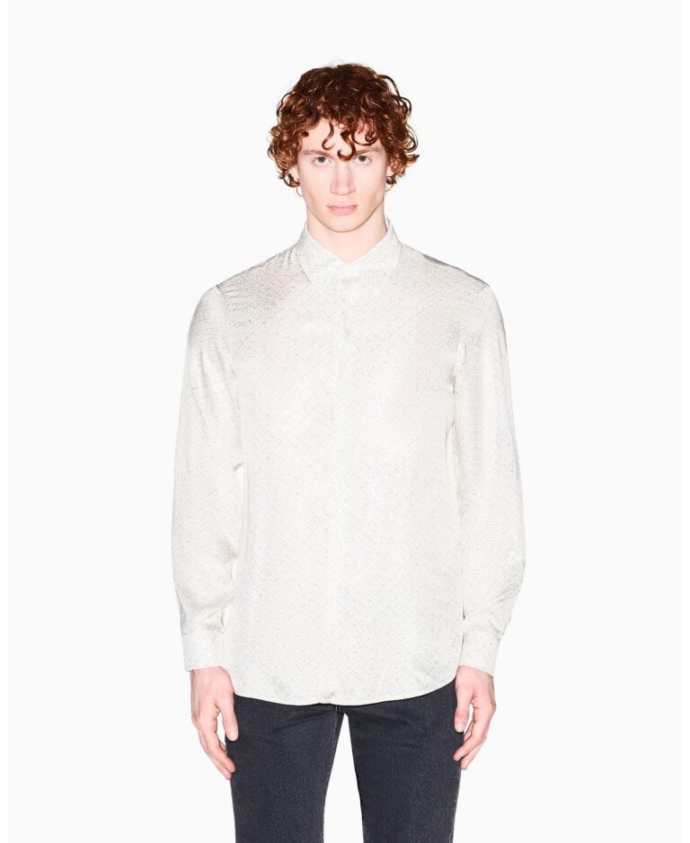 Men's Allover logo Viscose Printed Shirt