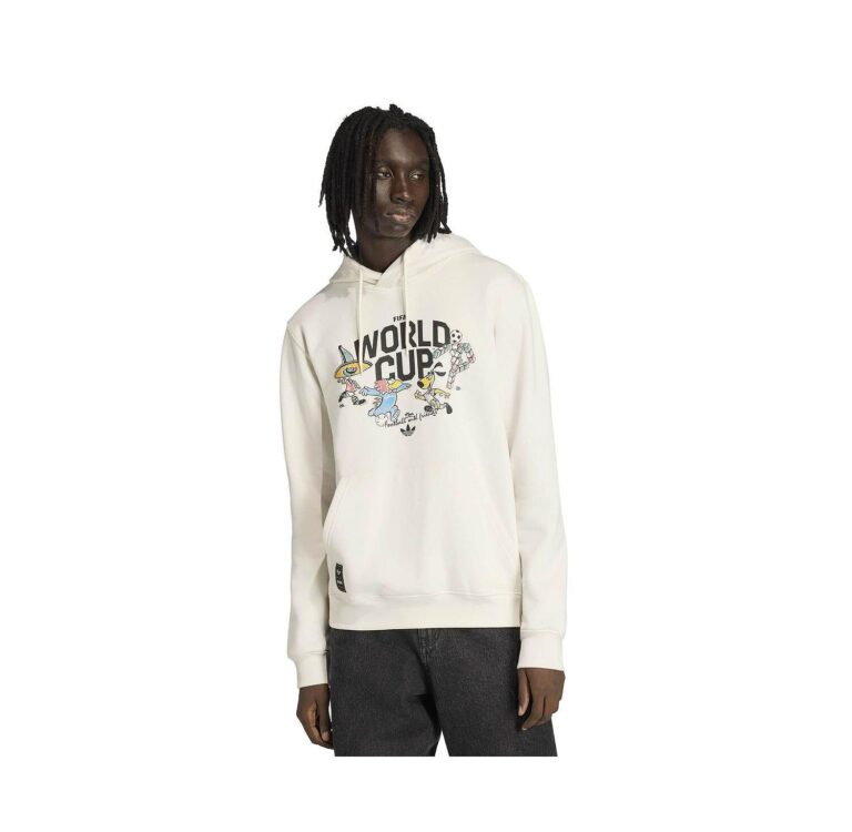 Men's White FIFA World Cup Historic Mascot Hoodie