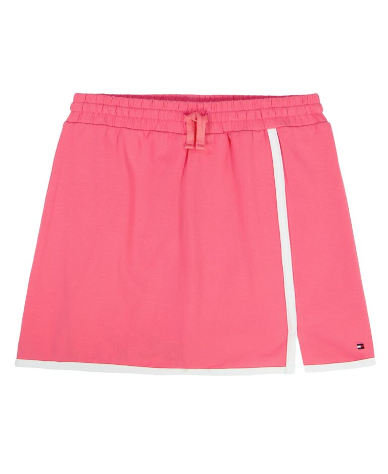 Girls' 7-16 Smocked Waist Tennis Polo Skort