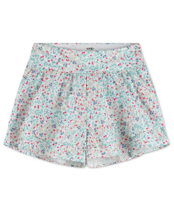 Girls' YPB Ruffle Detail Active Shorts