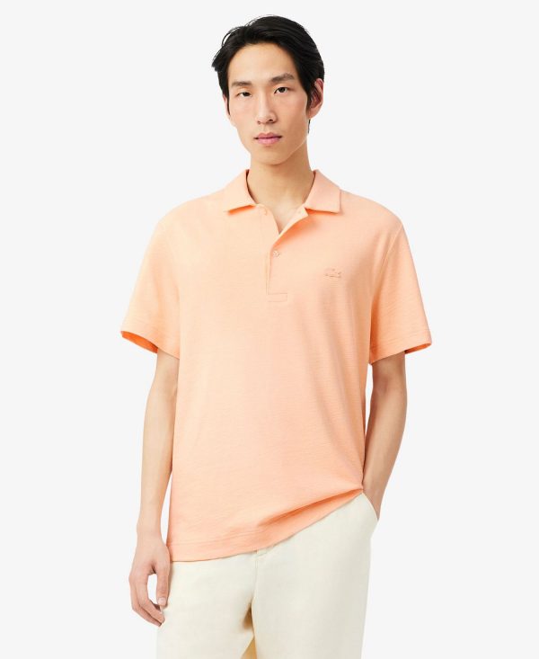 Men's Classic-Fit Textured Polo Shirt