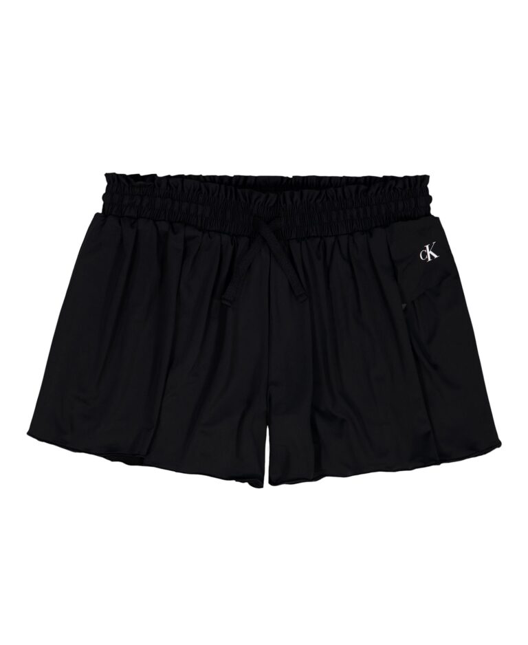 Girls' 7-16 Smocked Waist Pull-On Tech Shorts