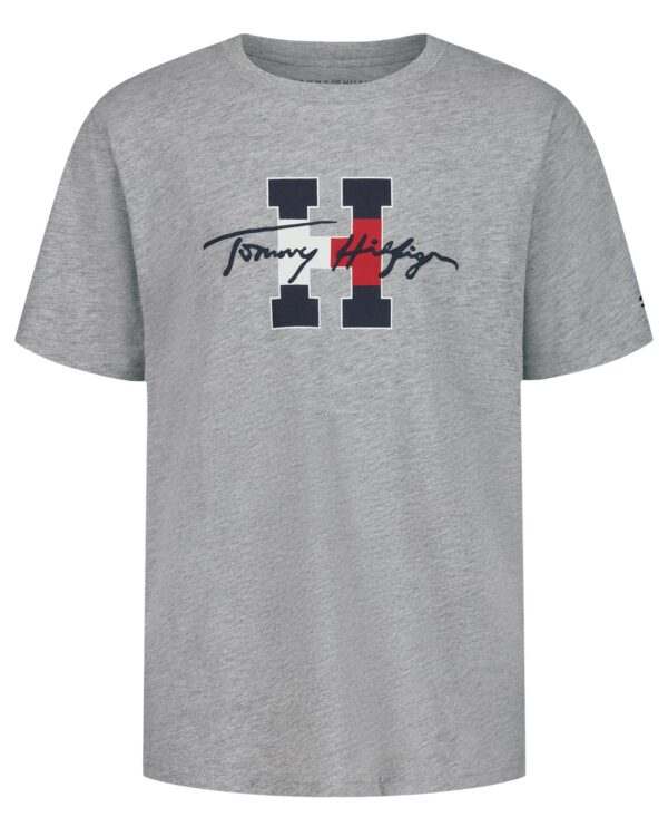 Boys' 4-7 Script H Crewneck T-Shirt