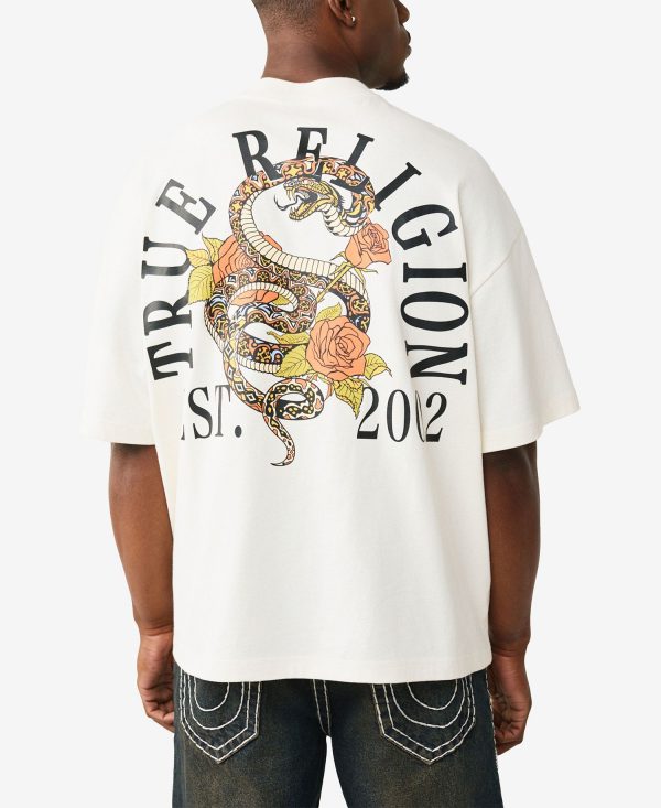 Men's Regular-Fit Crewneck Oversized T-Shirt