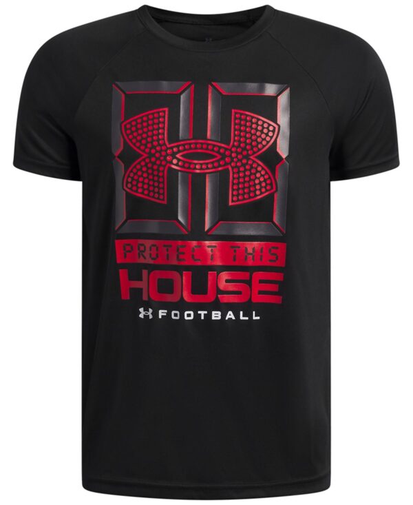 Boys' 6-18 B Football Raglan Sleeve Tech Graphic T-Shirt