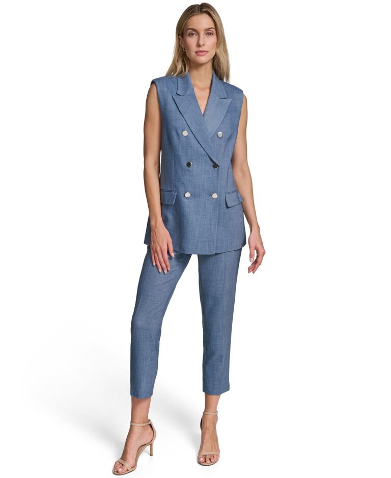 Petite High-Waisted Modern-Fit Pants