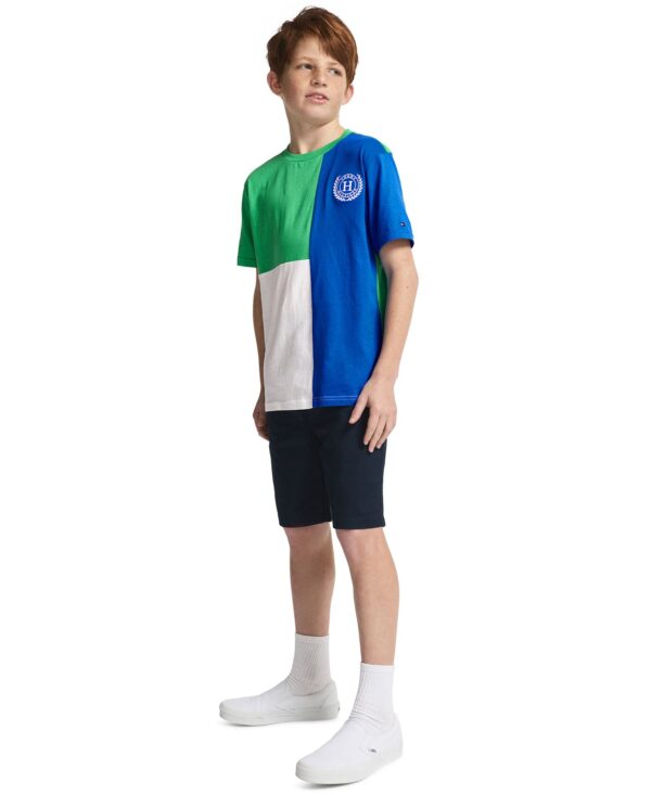 Boys' 8-20 Tri-Block Short-Sleeve T-Shirt