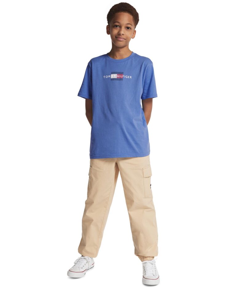 Boys' 8-20 Linear Flag Short-Sleeve T-Shirt