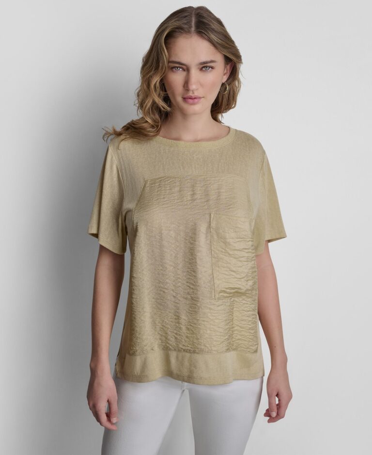 Women's Short-Sleeve Twinkle Front T-Shirt