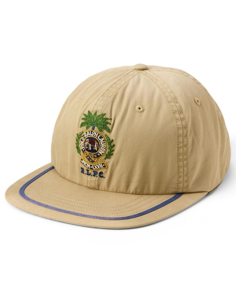 Men's Crest-Embroidered Twill Ball Cap