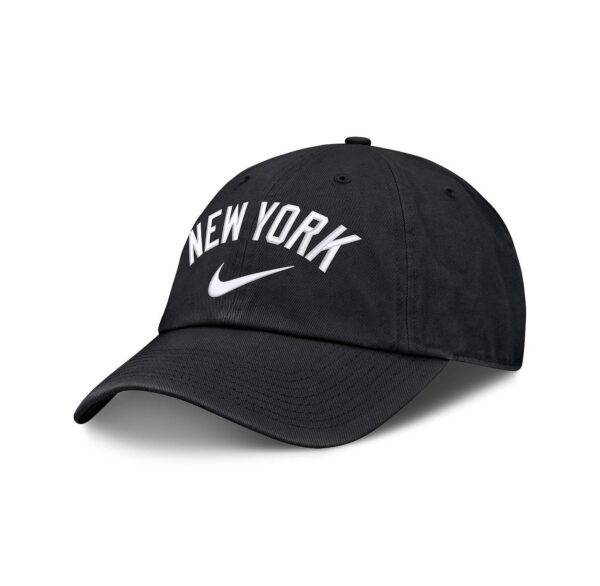 Men's Black New York Yankees Primetime Club Adjustable Hat