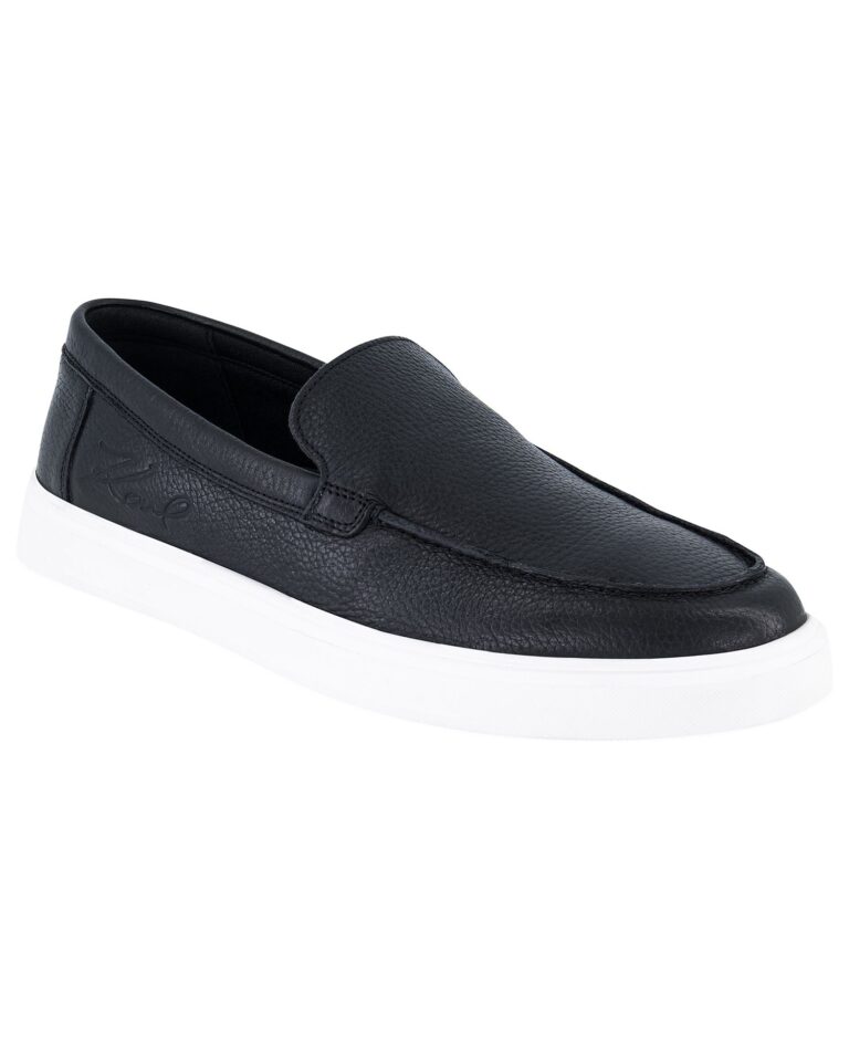 Karl Lagerfeld Men's Venetian Slip-On Boat Shoes