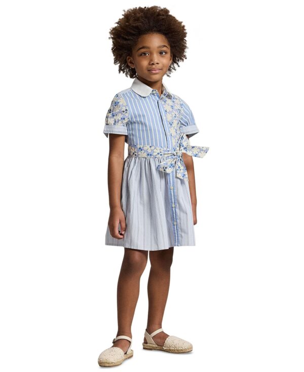 Girls' 2T-6X Short-Sleeve Shirt Dress