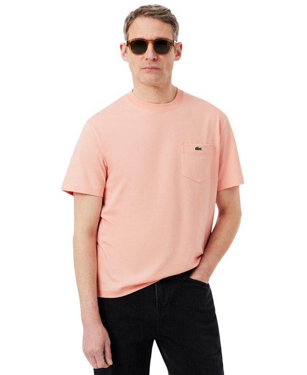Men's Front Pocket Crewneck Jersey T-Shirt