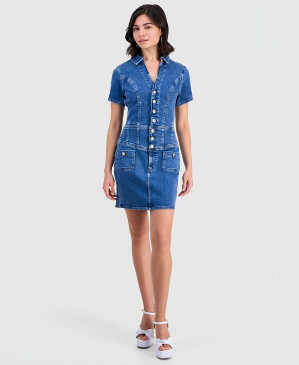 Women's Janna Short-Sleeve Denim Dress
