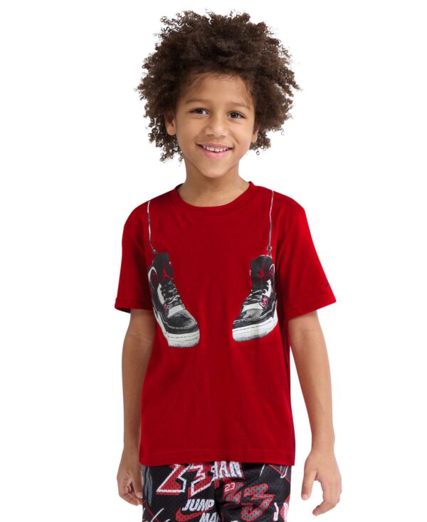 Boys' 4-7 Shoe Strings Printed Crewneck T-Shirt