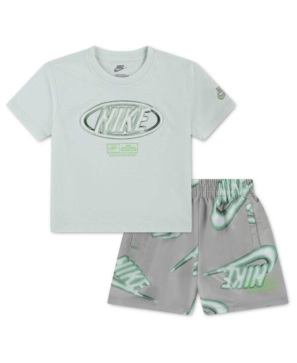 Toddler Boys' 2T-4T Sportswear Club Short-Sleeve T-Shirt and Shorts, 2-Piece Set