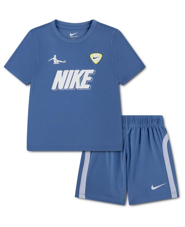 Toddler Boys' 2T-4T Short-Sleeve T-Shirt and Shorts, 2-Piece Set