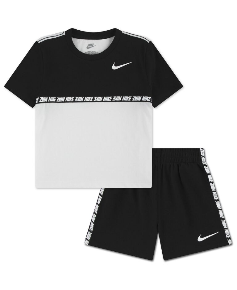 Toddler Boys' 2T-4T Short-Sleeve T-Shirt and Shorts, 2-Piece Set