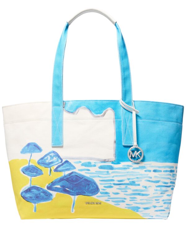 Printed Cotton Extra-Large Tote Handbag