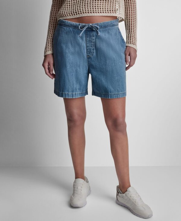 Women's Mid-Rise Flowy Relaxed Pull-On Shorts