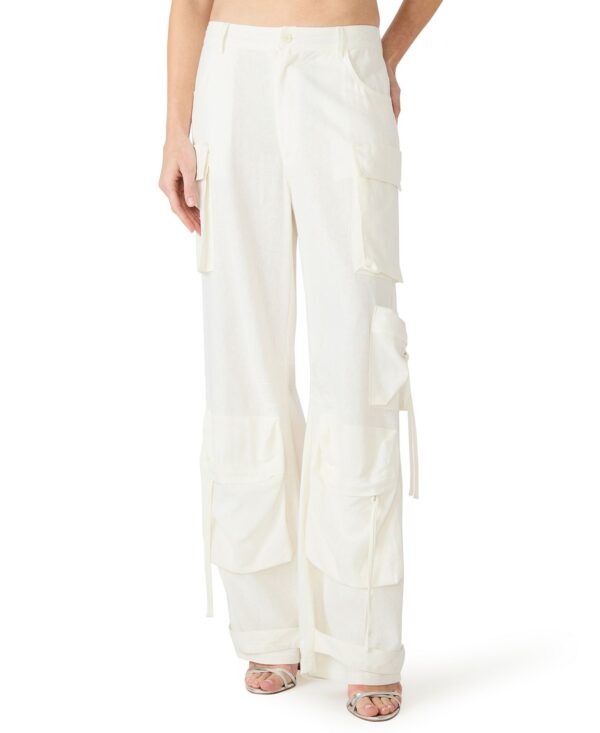 Women's Linen-Blend Duo Pant