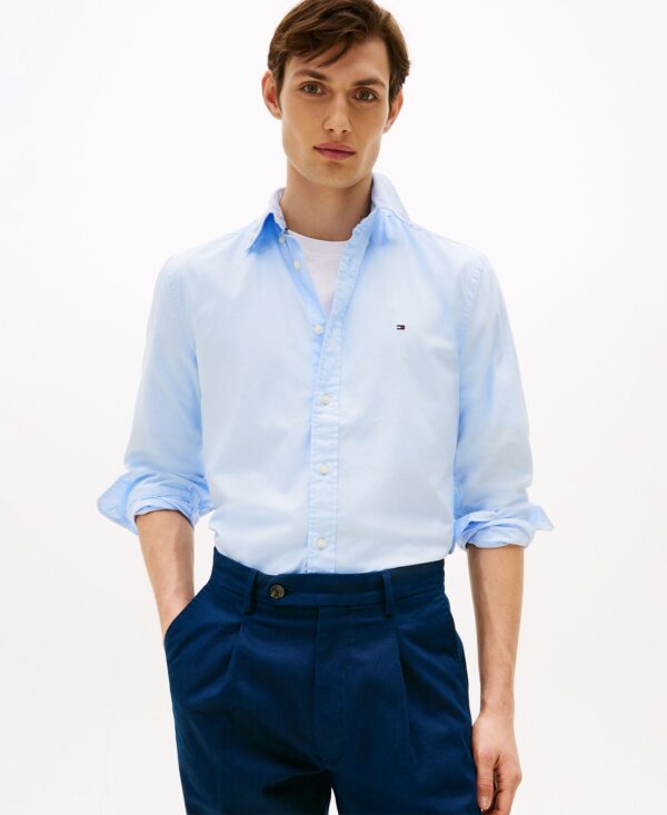 Men's Regular-Fit Stretch Poplin Button-Down Shirt