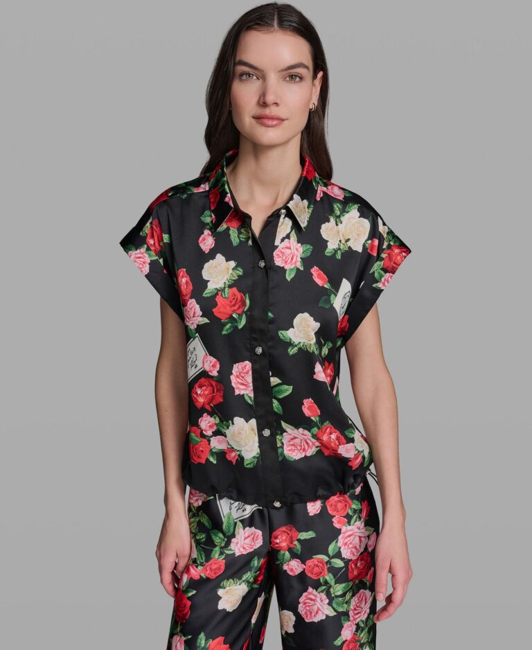 Women's Printed Short-Sleeve Top