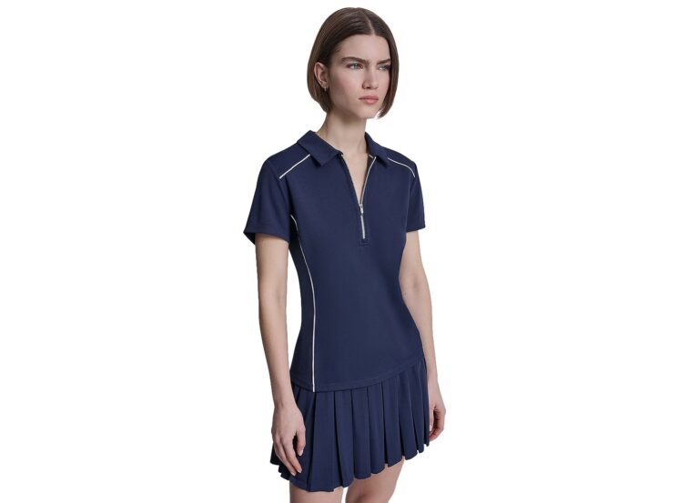 Women's Court Pique Collared Neck Polo T-Shirt