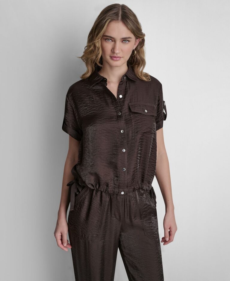Women's Short-Sleeve Roll Tab Twinkle Camp Shirt