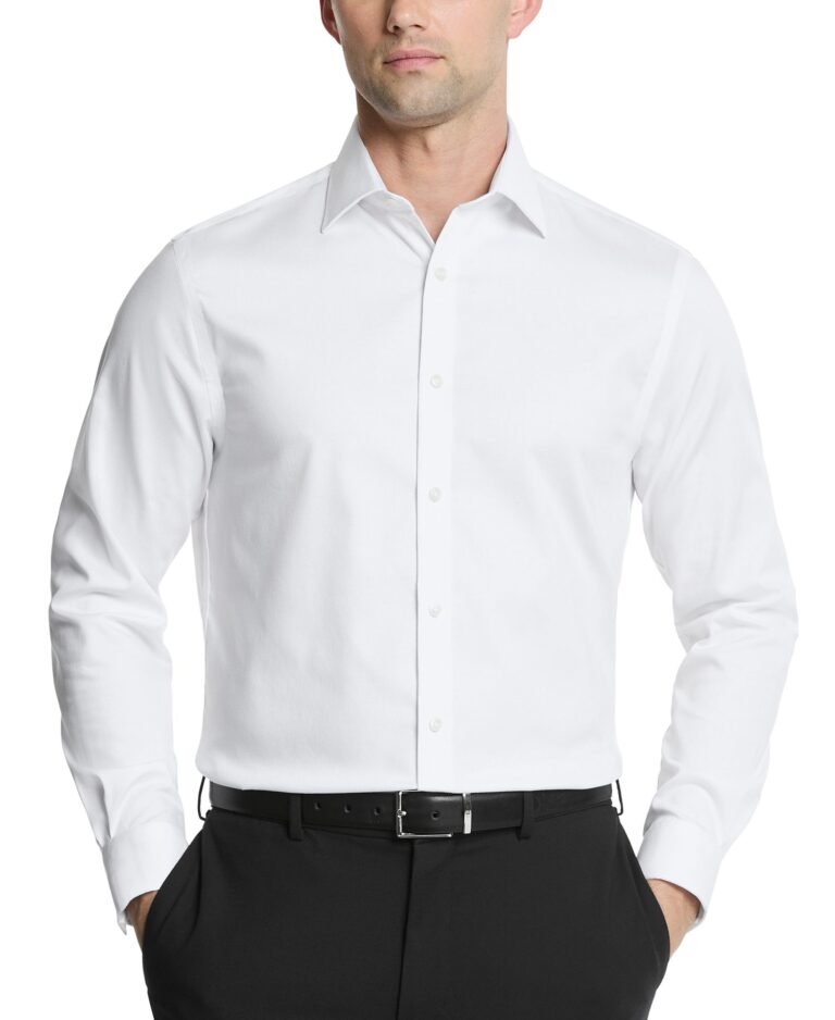 Men's Regular-Fit Ultra Wrinkle Free Stretch Dress Shirt