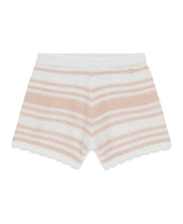 Girls' 7-16 Crochet Pull-On Shorts