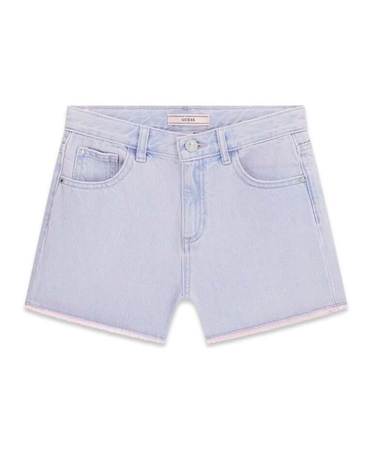 Girls' 7-16 Overdye Denim Shorts