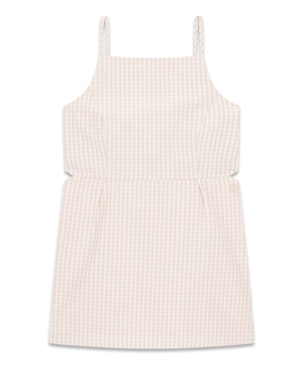 Girls' 7-16 Gingham Sleeveless Dress