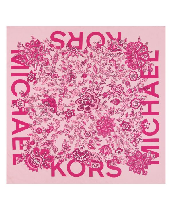 Medallion Fleur Silk Square Scarf