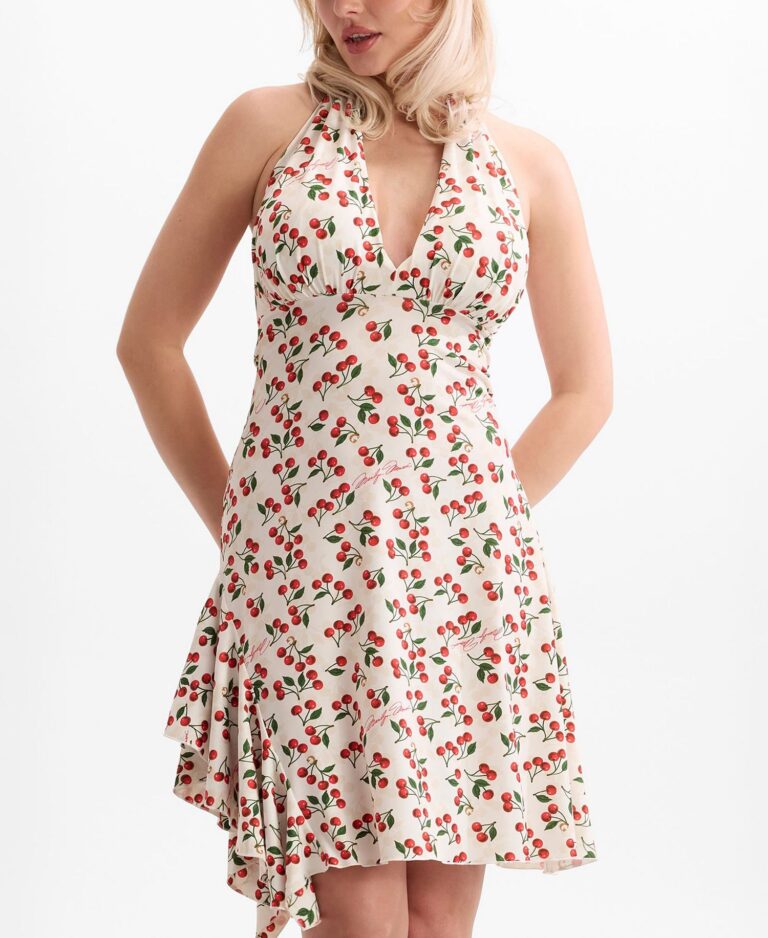 Women's Marilyn Halter V-Neck Dress