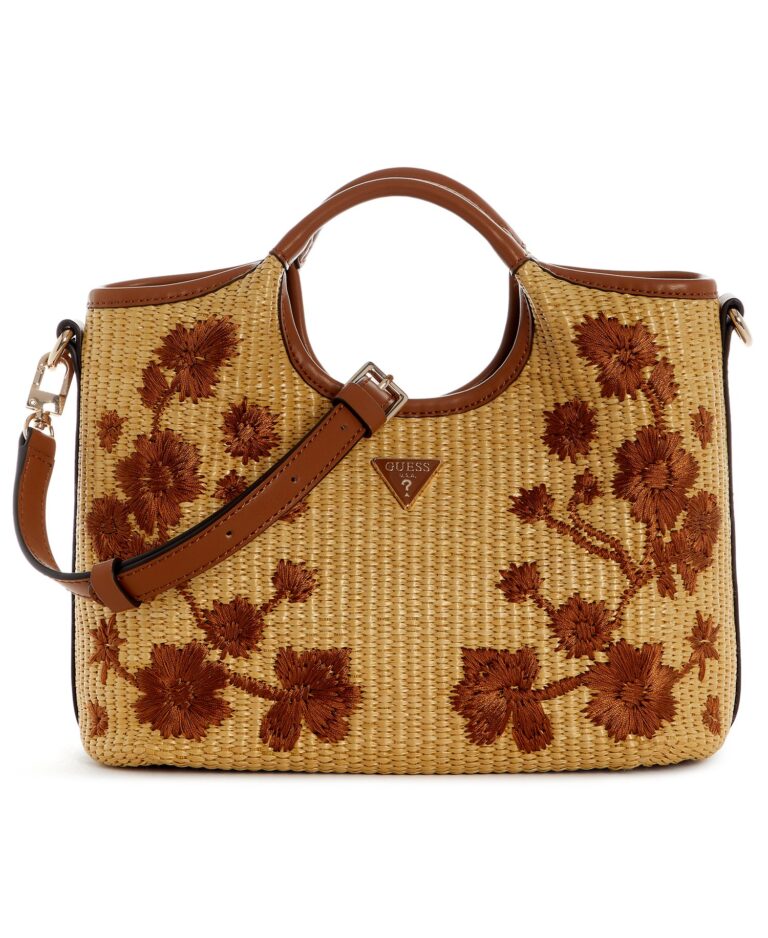 Kirsten Small Woven Satchel Handbag