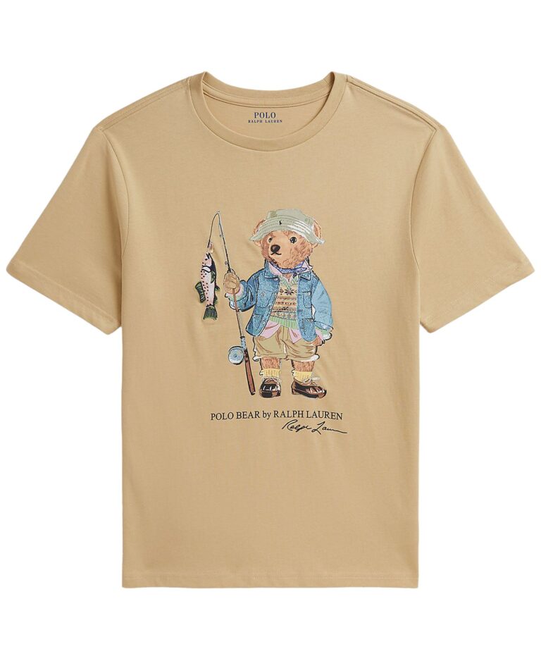 Boys' 8-20 Polo Bear Crewneck T-Shirt