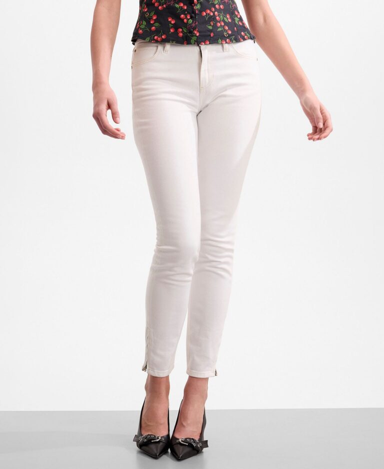 Women's Marilyn Anniversary Mid-Rise Zipper Skinny Jeans