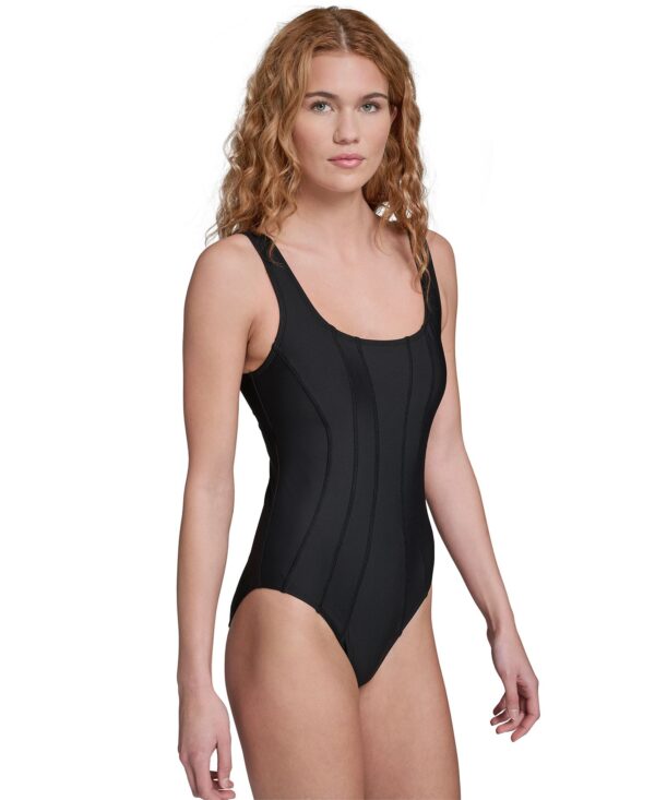 Women's Front Seam Detail One-Piece Swimsuit