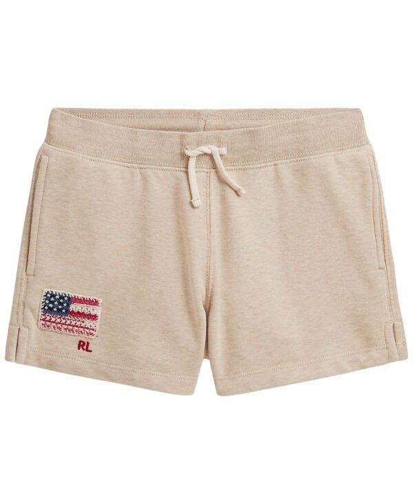 Girls' 7-16 Flag Terry Pull-On Shorts